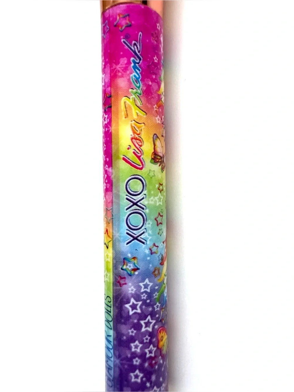 LISA FRANK Tiger Green Clipboard Storage Case & Glamour Dolls Blush Brush